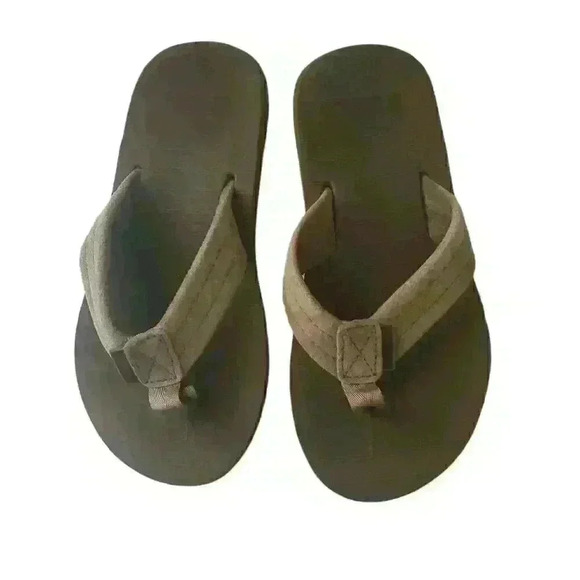 Quicksilver Kids Carver Suede Flip Flip Sandal Size 4.5 - Picture 1 of 8
